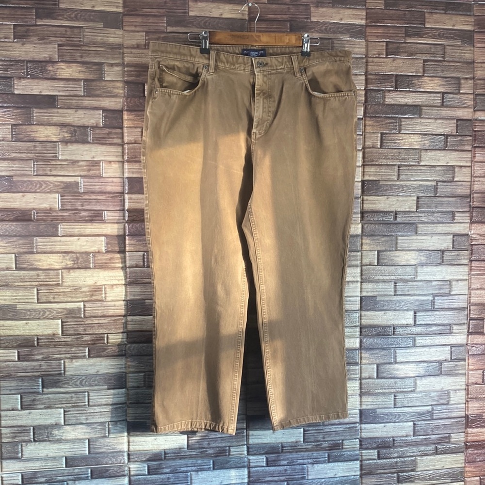 Mens Pre Owned RoundTree & Yorke Tan Pants 40x27